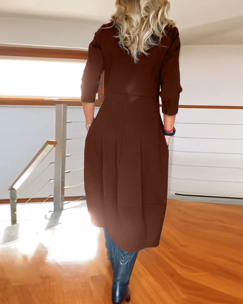 Cicilia | Elegant Midi Dress for Women, Flattering Fit, Versatile Style